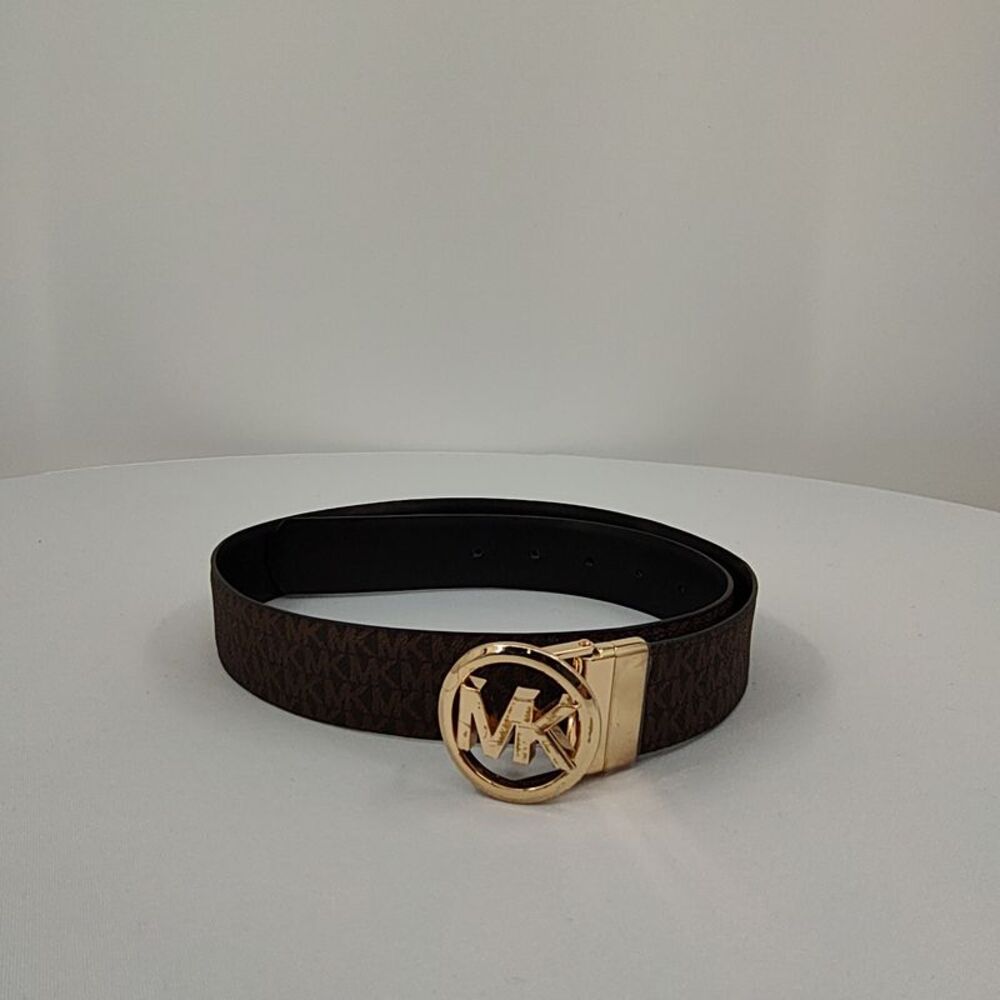Michael Kors Women 35mm Reversible Belt Brown/Black S